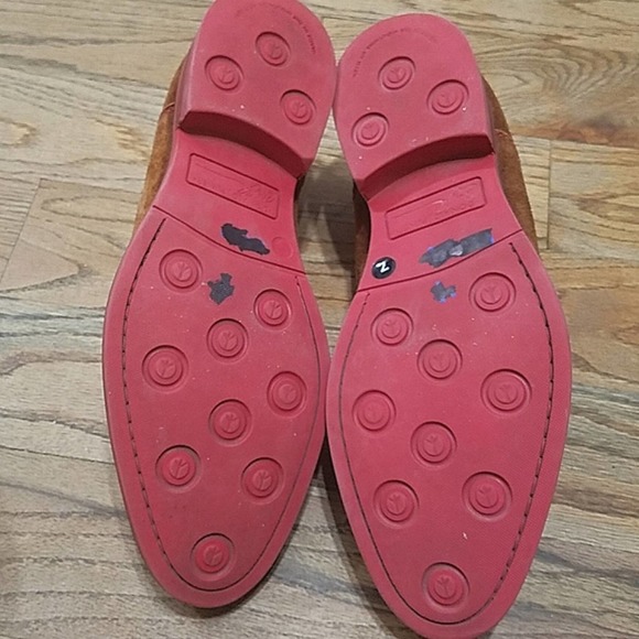 Donald J pliner Evan brown suede oxfords men's sz 7 - Picture 12 of 15